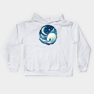 polar bear Kids Hoodie